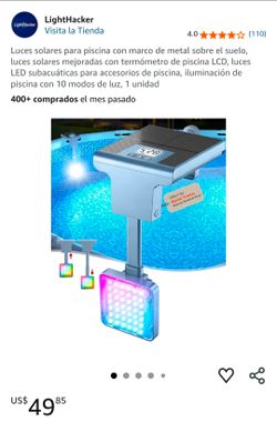 Lighthacker solar lights  for pool