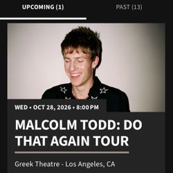 Malcolm Todd tickets