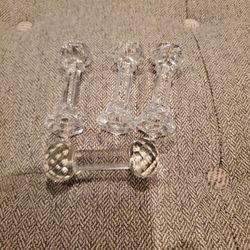 Beautiful Crystal Weights Set Of 4