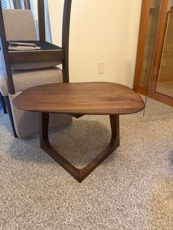 Two Walnut Nesting Tables