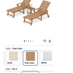 Lounge Chairs/Pool Chairs
