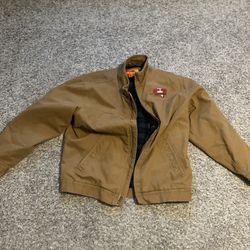Vintage brown workwear electrician jacket