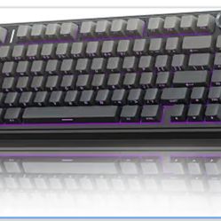AULA F75 Pro Wireless Mechanical Keyboard,75% Hot Swappable Custom Keyboard with Knob,RGB Backlit,Pre-lubed Reaper Switches,Side Printed PBT Keycaps,2