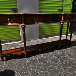 ✨ Hooker Furniture 72” Hall Console – Elegant Luxury Entry Table