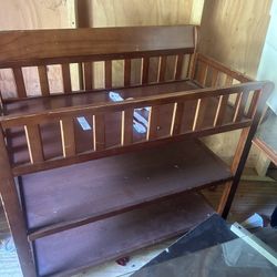 Wooden Baby Changing Table