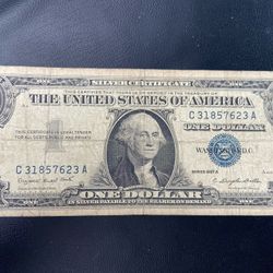 Billete Sello Azul/ Blue Seal 😎😎