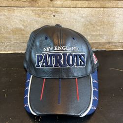 NFL New England Patriots Leather Hat