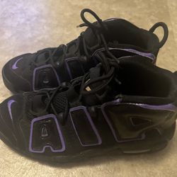 Nike Air Size 6.5 More Uptempo ‘96 Black Action Grape 