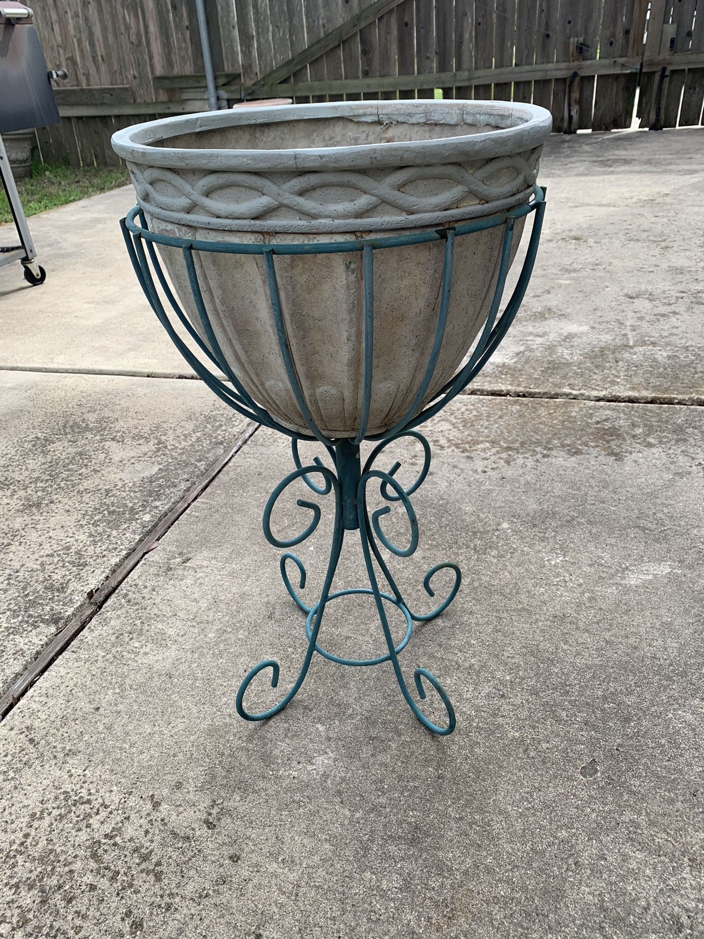 Flower pot w/stand