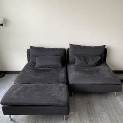 IKEA Soderhamn Sofa / Couch and Ottoman