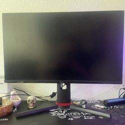 onn. 24" FHD 1080p 165hz 1ms Gaming Monitor, includes 6ft DP & HDMI Cable