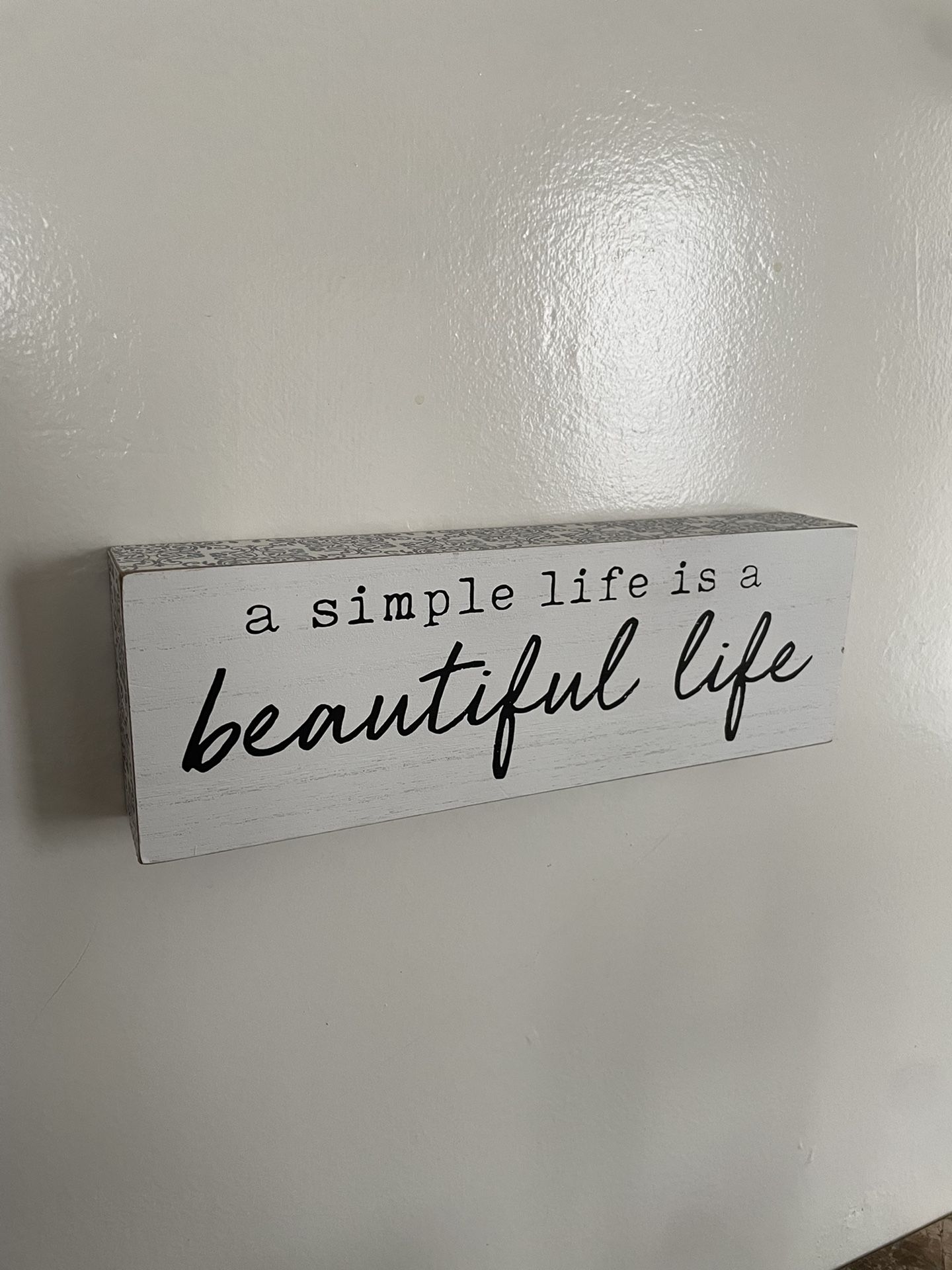 Simple Life Beautiful Life Saying
