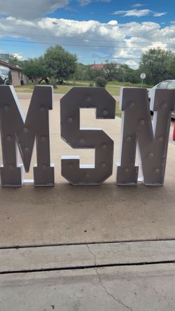 Marquee Light Up Letters