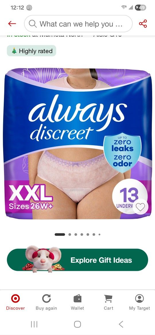 Always Discreet XXL