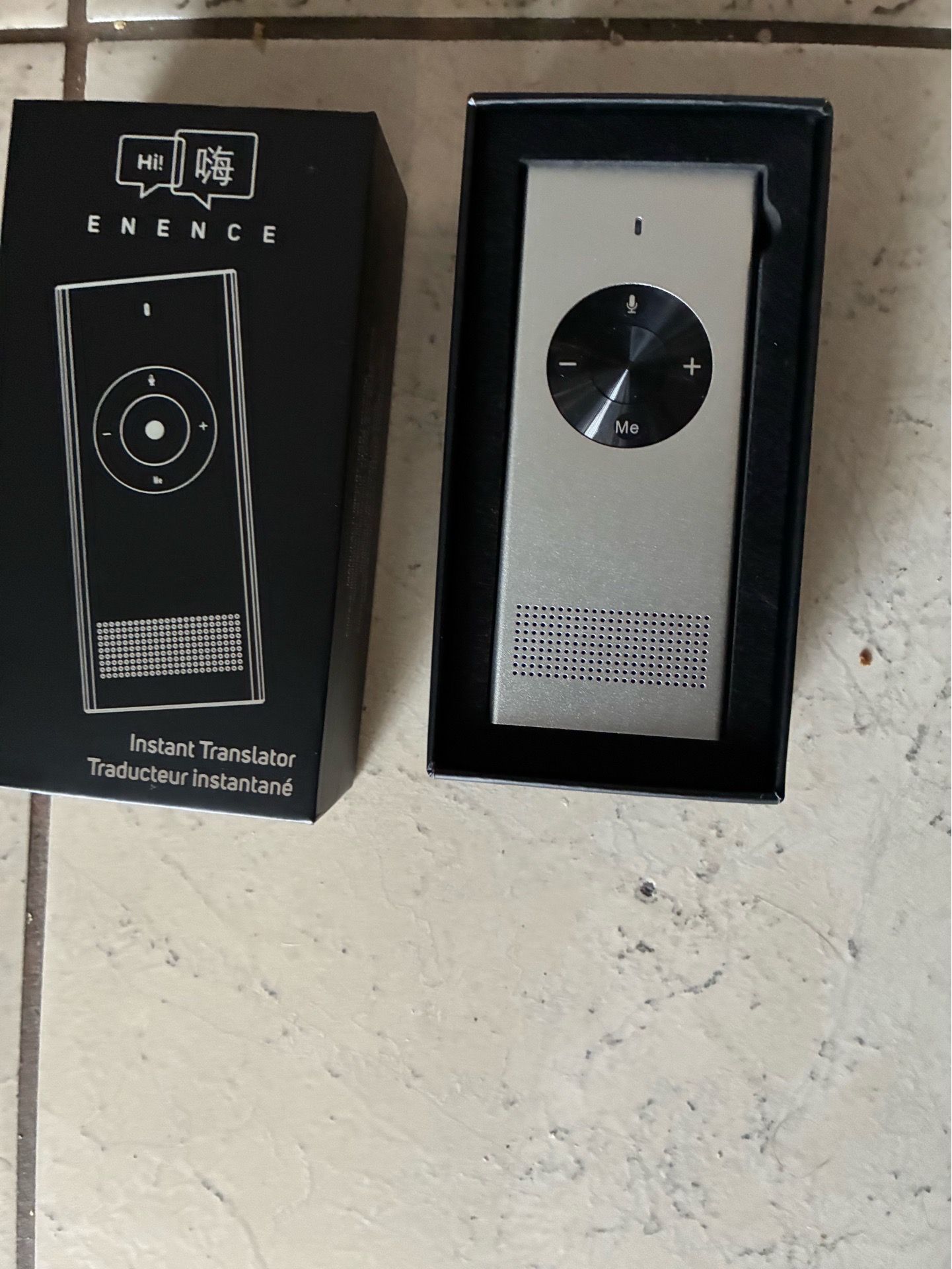 Enence Instant Translator, a portable device