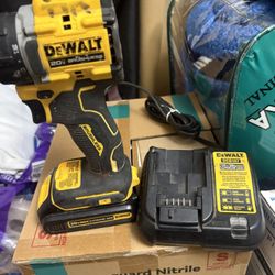 Dewalt Half-Inch Drill, High-Speed Brushless, Good Condition With Battery And Charger And Bag
