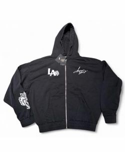 Darc Sport LA Release Zip Up Hoodie Size Medium NEW with Tags Wolves