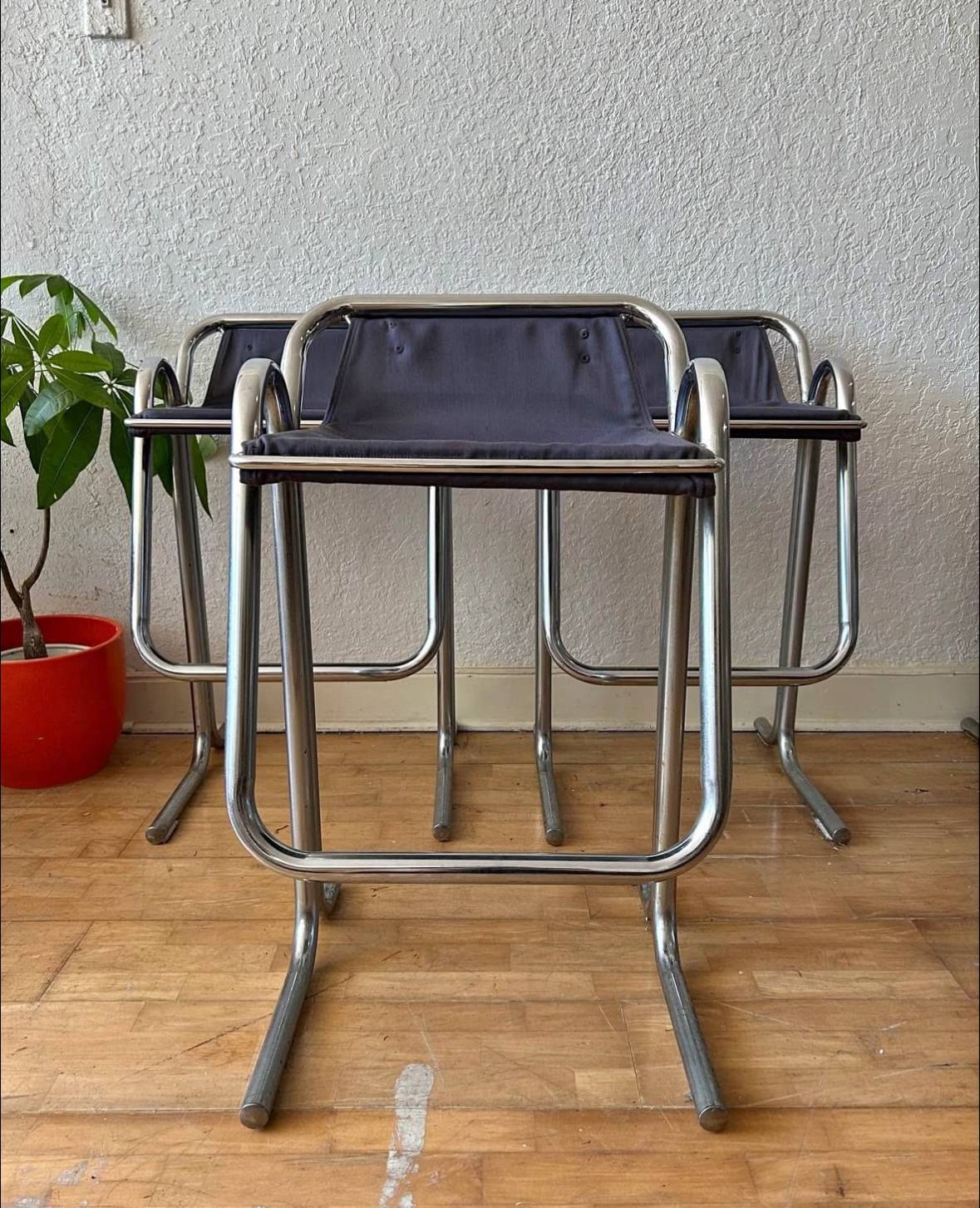 Jerry Johnson Arcadia Chrome Barstools