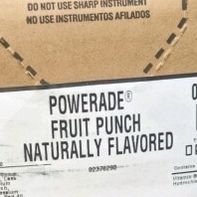 2.5 Gallons Of PowerAde Fruit Punch Syrup For Sale