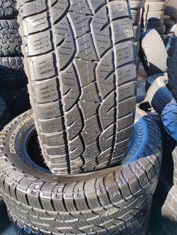 Used set of tires 275 60 20 cooper all terrain