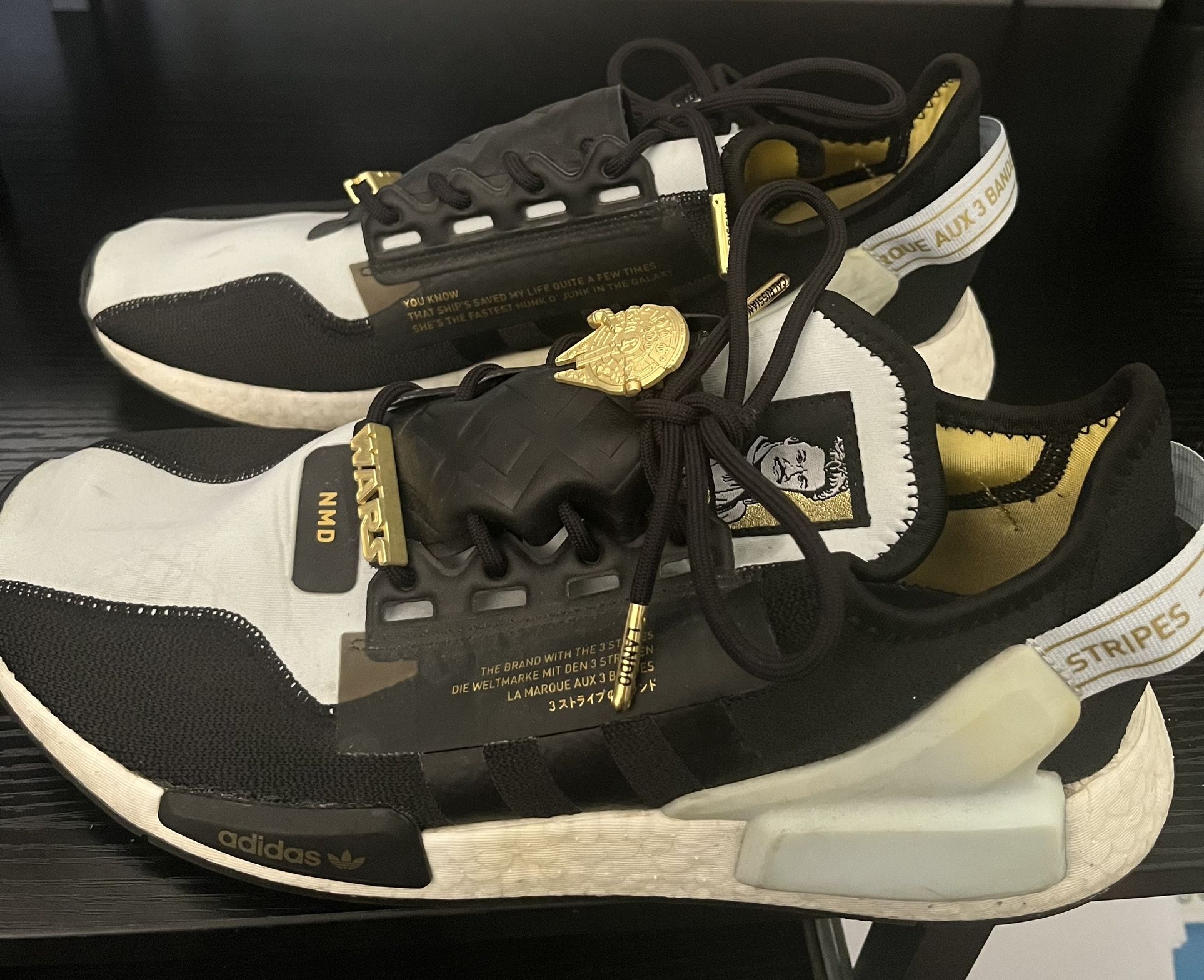 Adidas NMD Star Wars Lando Calrissian Shoes (Men 10)