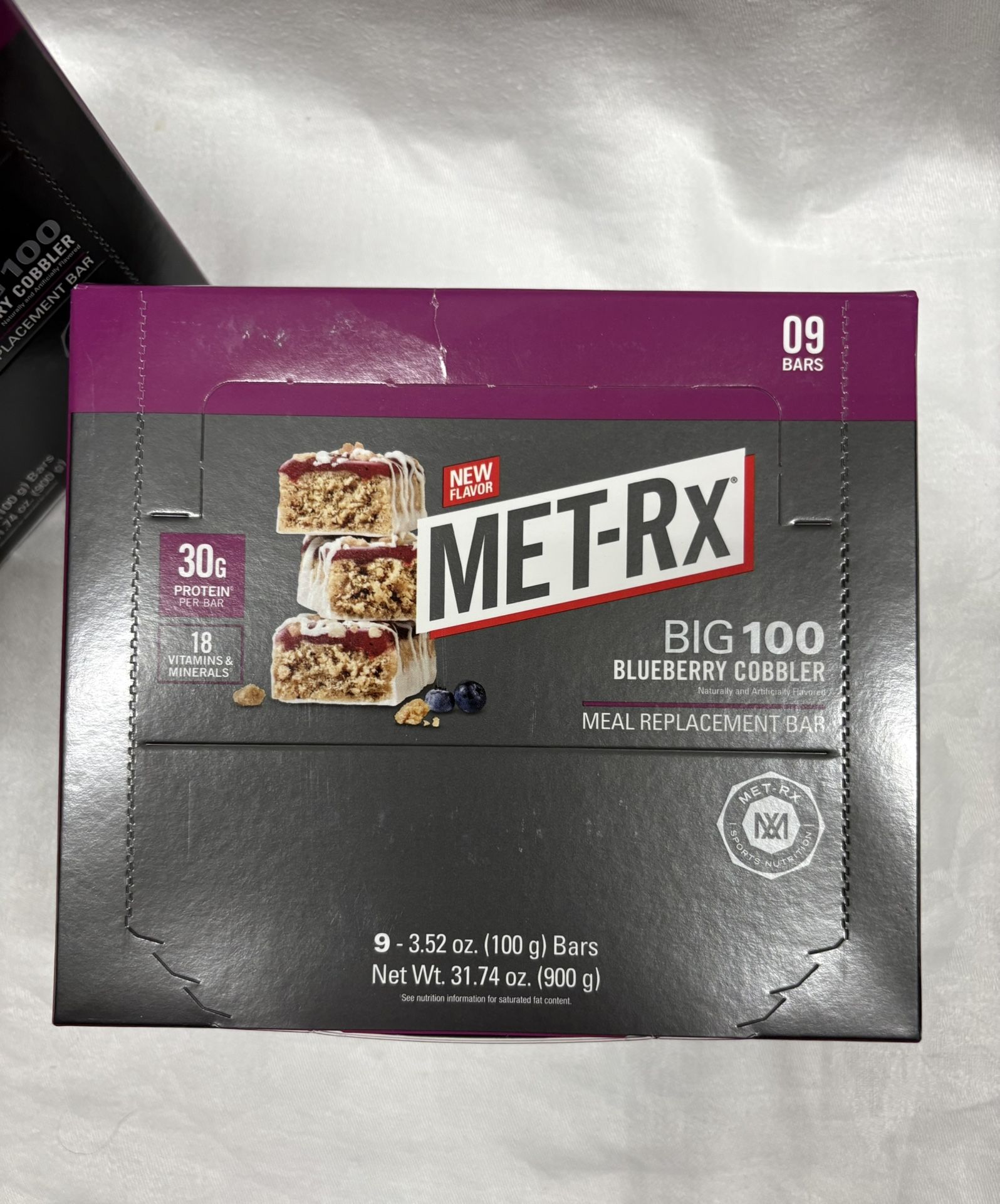 Protein Bars MET - RX Lot Of 4 Boxes