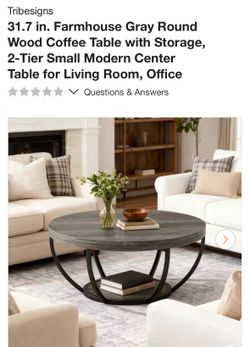 2 tier modern coffee table