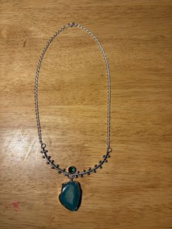 Large Agate Slice Pendant. Geode Slice Necklace. 925 Banding.