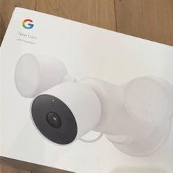 Google Nest Cam with Floodlight Outdoor Camera Floodlight Security Camera