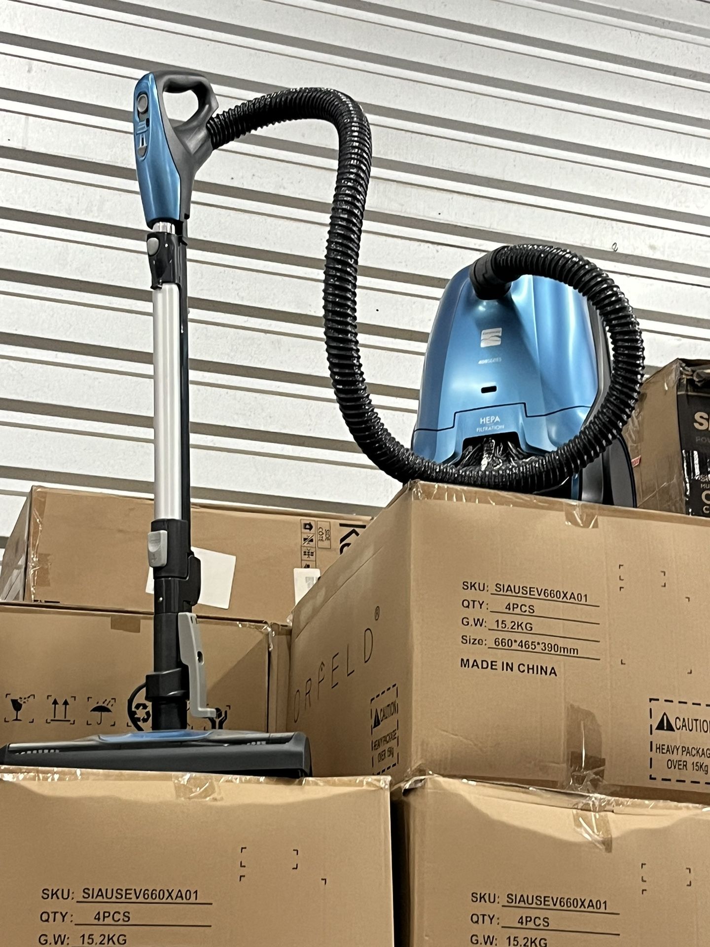 BRAND NEW IN BOXES- BLUE Kenmore Canister Vacuum 200 Series 