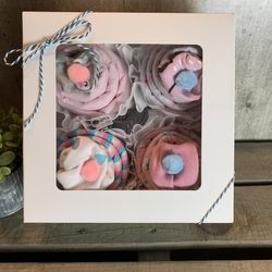 Cupcake Onesie Gift box ~Set Of 4