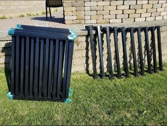 Black Aluminum Powder Coated Railing / Fence - 27 ft.