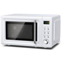 Moccha compact retro microwave oven