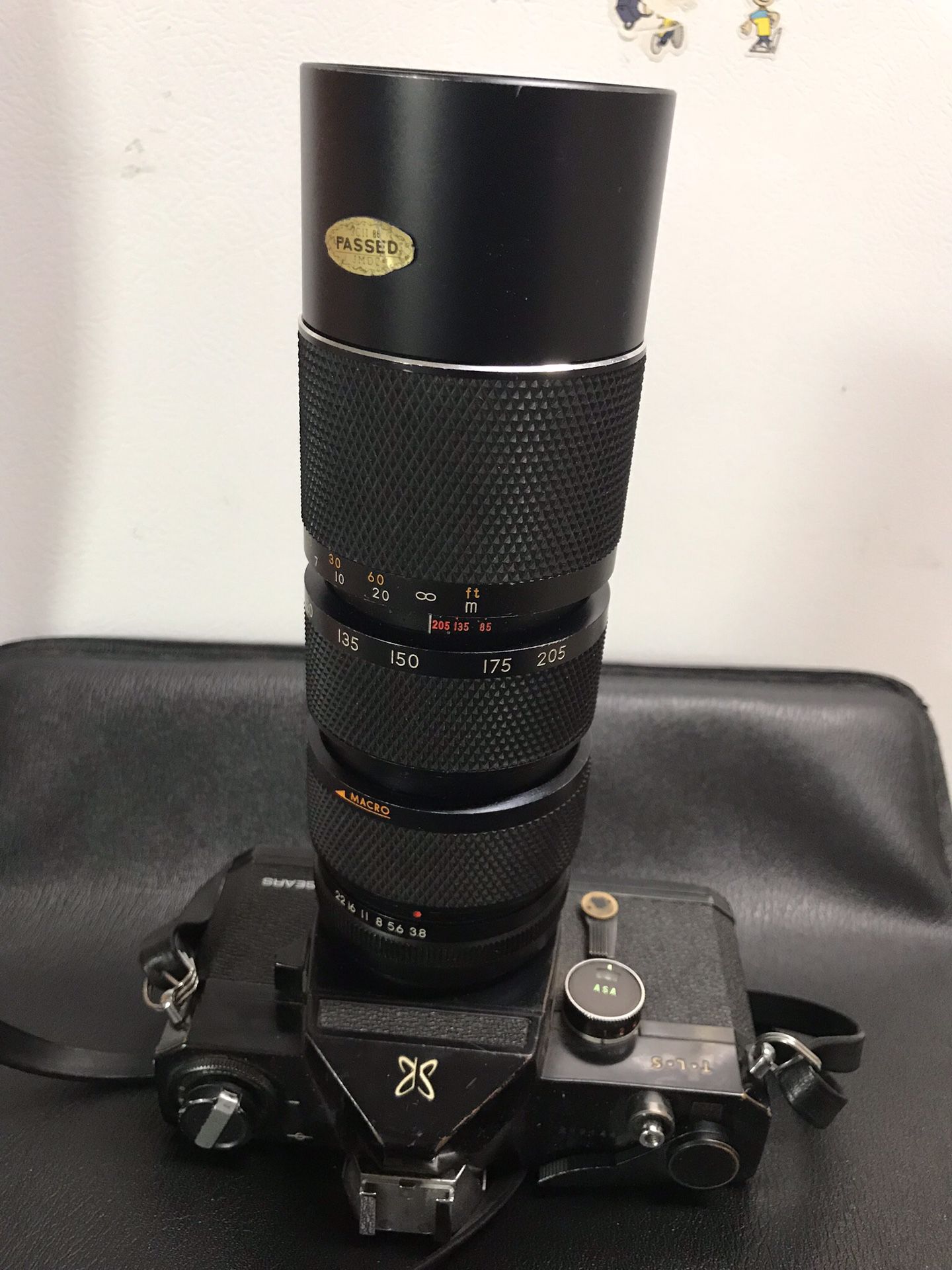 Sears TLS Film Camera & 85mm-205mm Lens