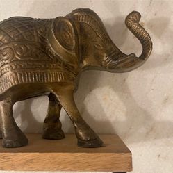 Gold Elephant Statue