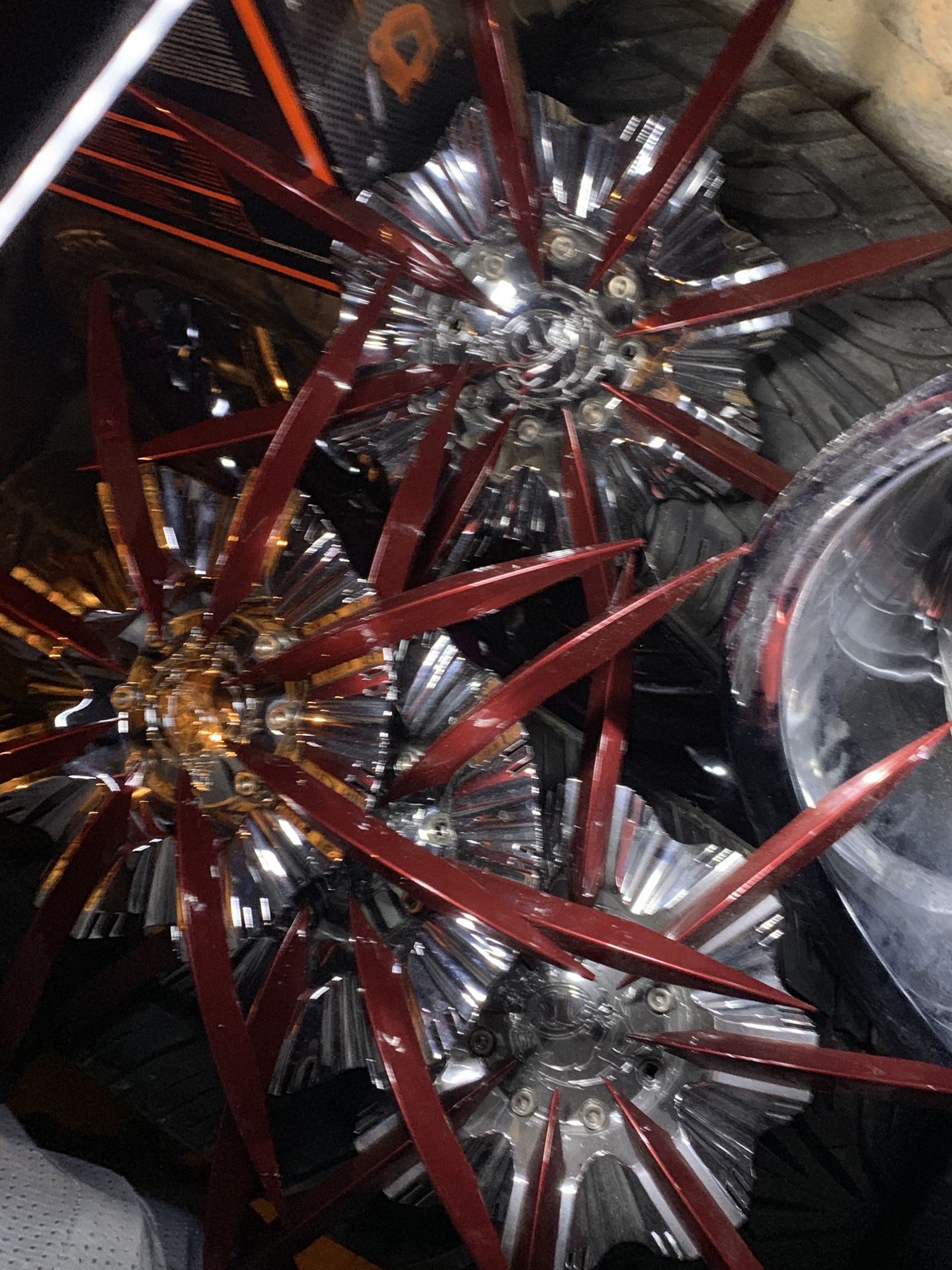 22” 5 lug universal rims brand new condition rims and tires are brand