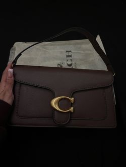 Brown coach purse