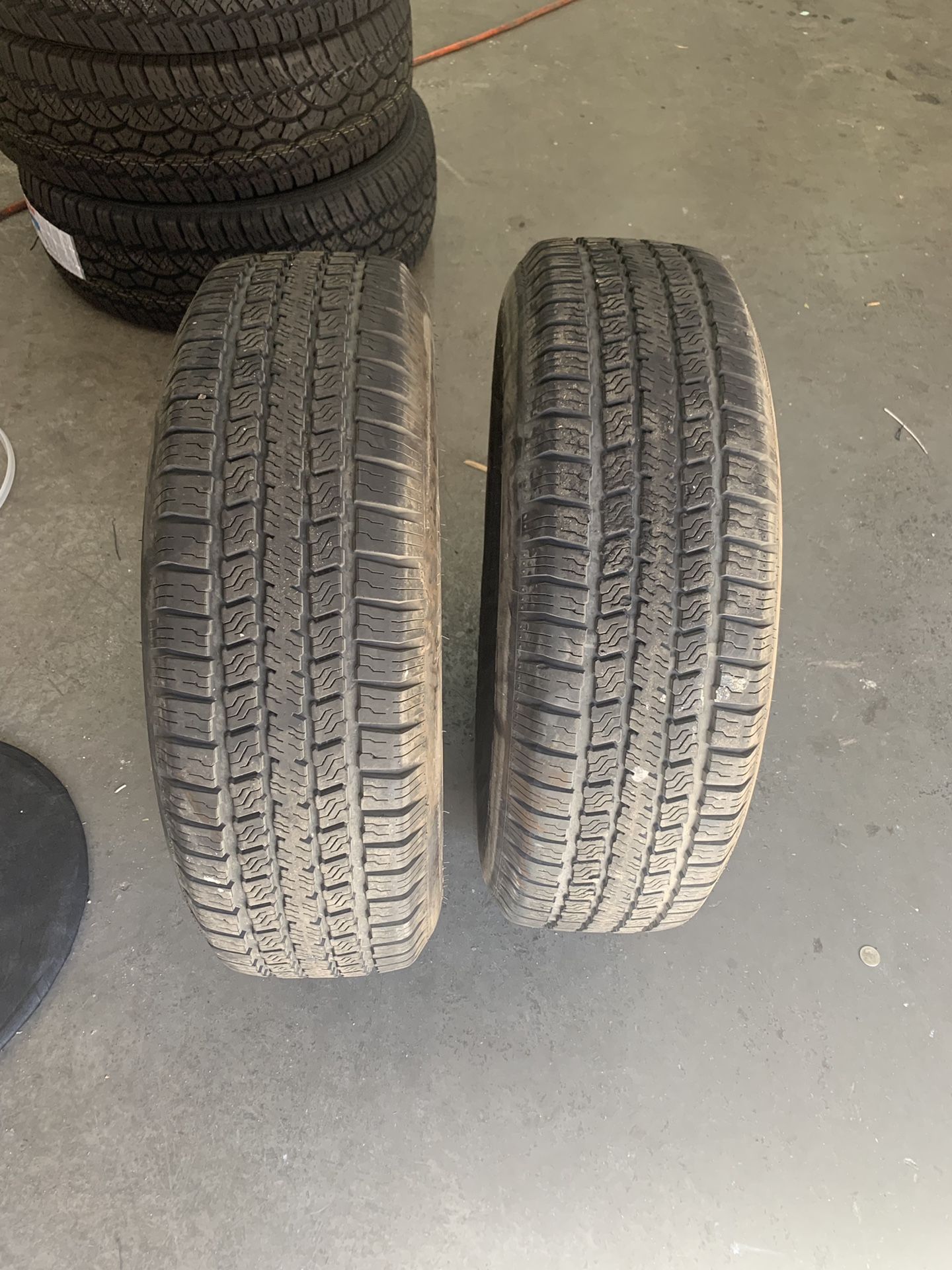 ST225/75R15 load E trailer tires used excellent shape for Sale in