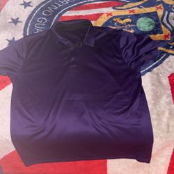 4 Dark Purple Rebook Button Up Shirts 