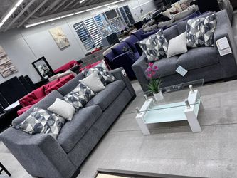 Beautiful And Comfortable Sofa Set 🩶 Grey Color 