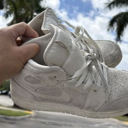 Nike Air Jordan 1 Mid SE GS Craft Size 6.5Y | Used | No Box | Authentic 