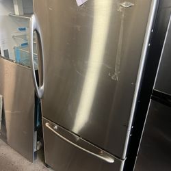 Maytag Stainless Steel Bottom Freezer Refrigerator 