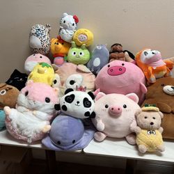 $5/for 10 Plush, Dolls. 