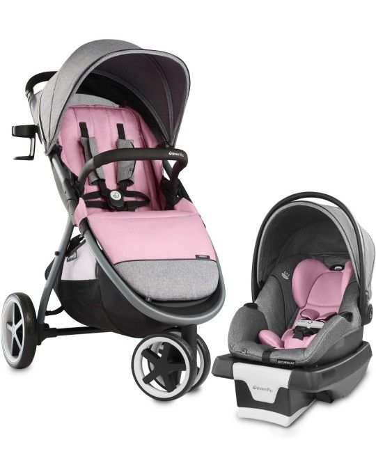 Evenflo Gold SensorSafe Smart Travel System Stroller, Opal