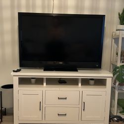 White Farmhouse TV Stand / Media Console