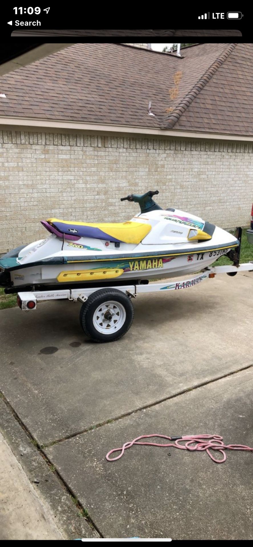 1996 yamaha waveraider 760