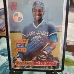 Carlos Delgado Baseball Cards Lot 1(contact info removed) Topps Stadium Club Members Only 