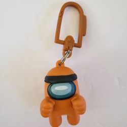 Among Us 3" Backpack Hanger Orange CREWMATE Blind Bag Figure