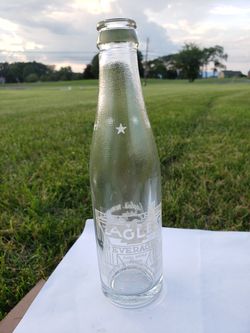 Eagle's Beverages clear bottle Eagle Bottling Works Binghamton, NY