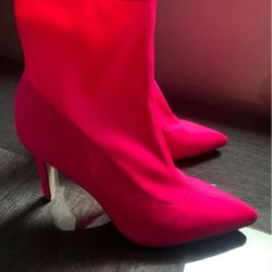 Hot Pink High Heels Size 8